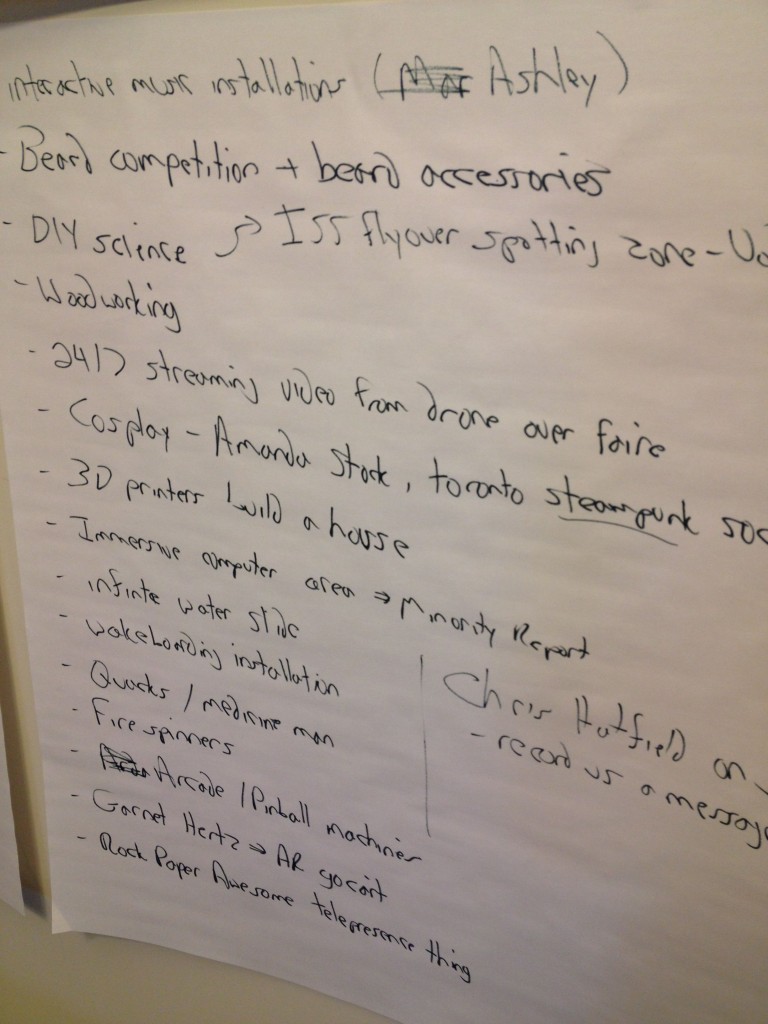 Maker Faire brainstorm - 02