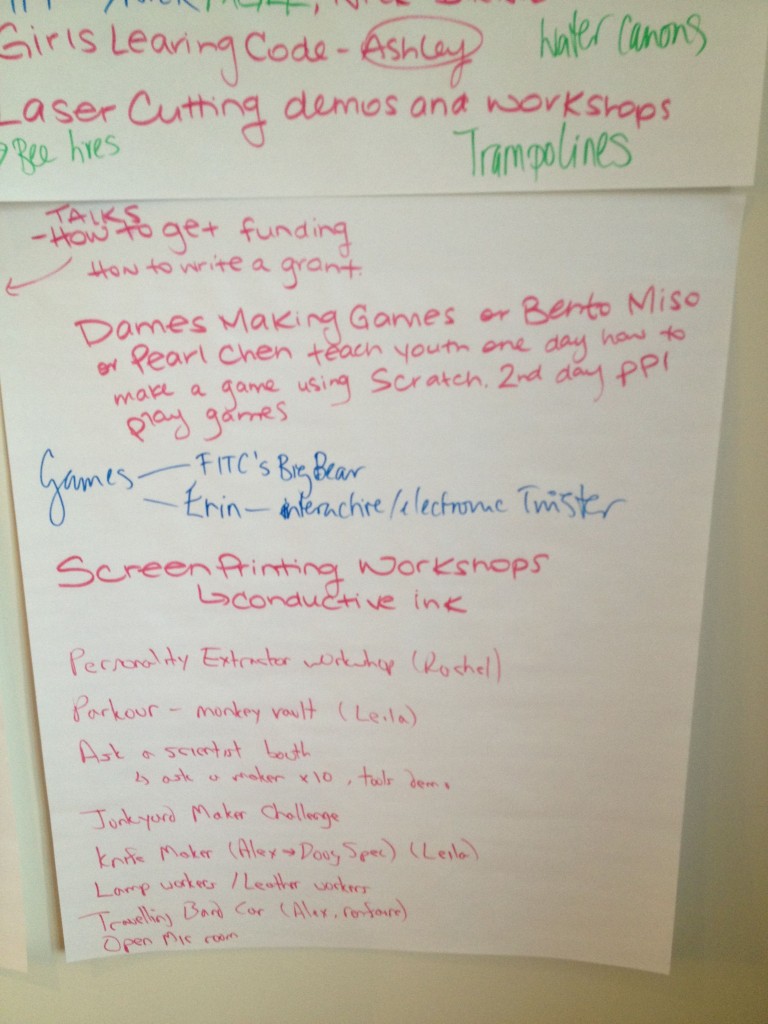 Maker Faire brainstorm - 10