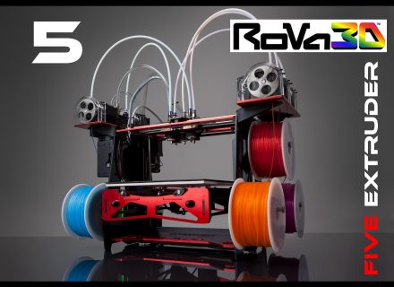 RoVa3D 5 Extruder Website Promo Pic